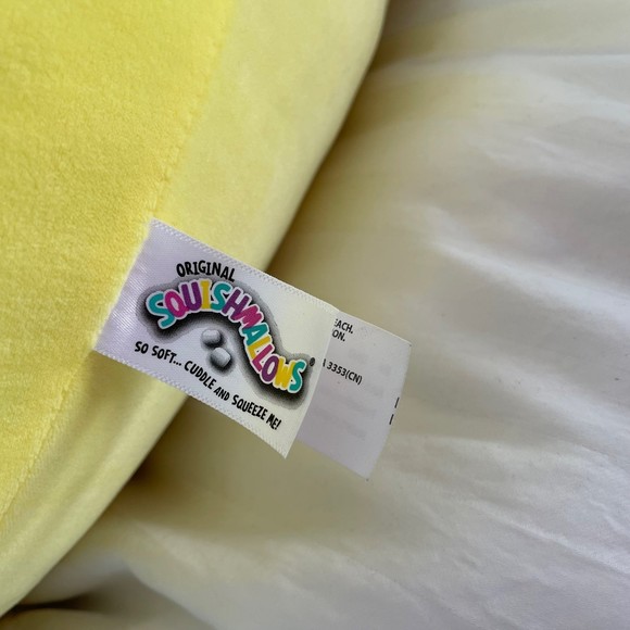 Squishmallows Kellytoy 16” AIMEE Yellow Chick Fuzzy Belly Plush - Picture 4 of 6